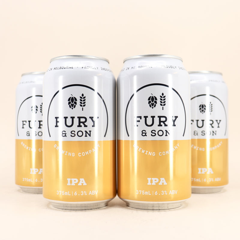 Fury & Son IPA Can 375ml 4 Pack