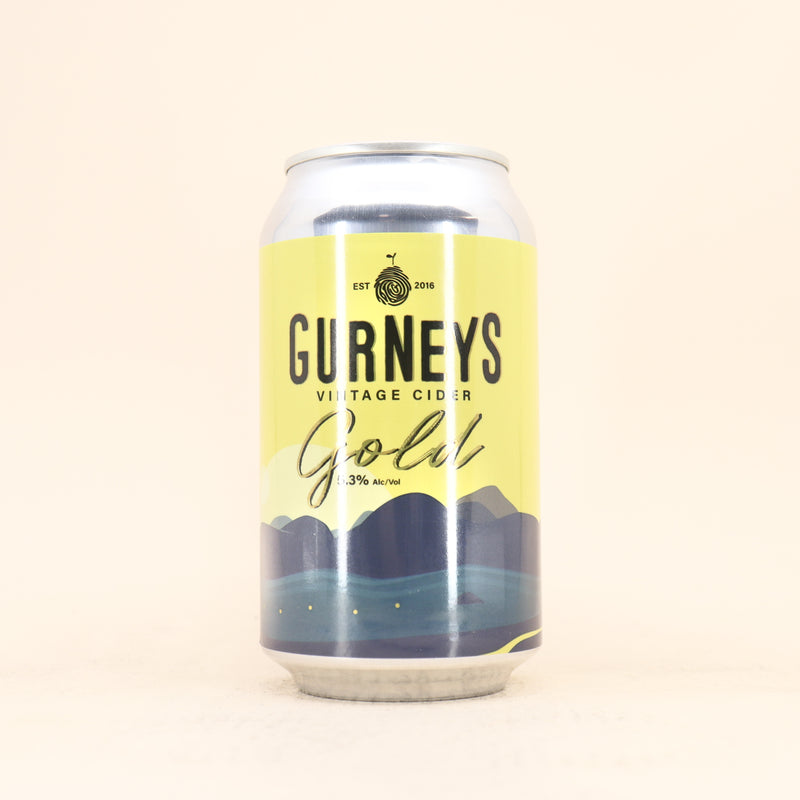 Gurneys Gold Cider Can 355ml