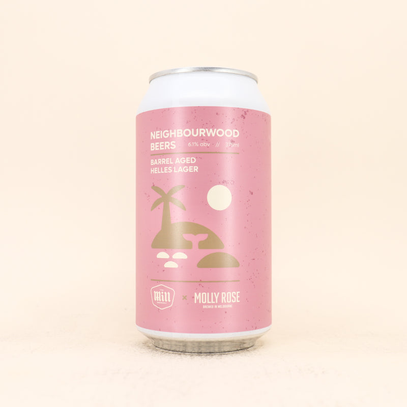 The Mill x Molly Rose Neighbourwood BA Helles Lager Can 375ml