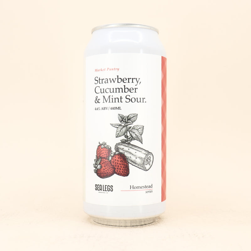 Sea Legs Strawberry Cucumber Sour Can 440ml