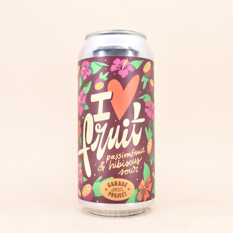 Garage Project I Heart Passionfruit & Hibiscus fruited sour can 440ml