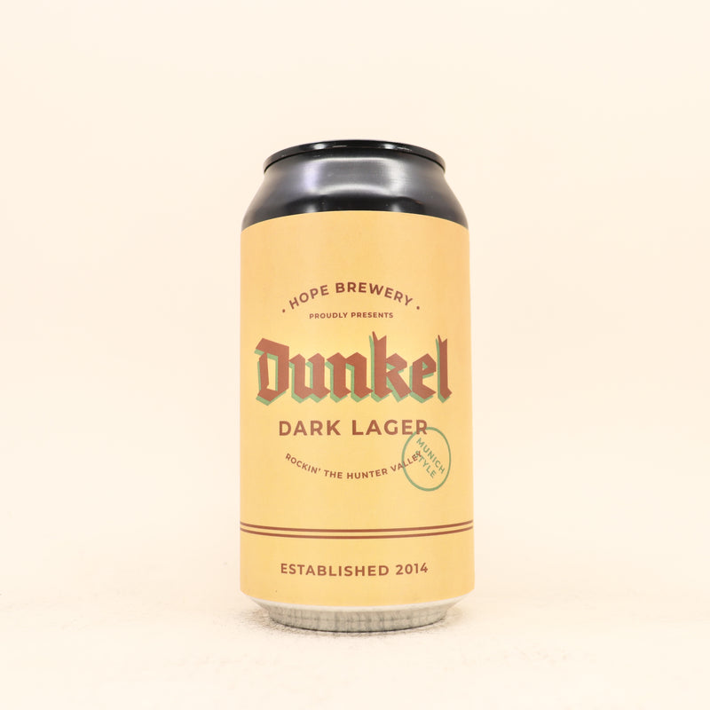 Hope Dunkel Dark Lager Can 375ml