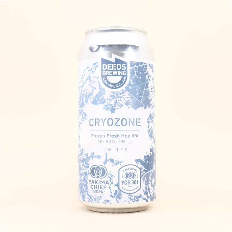 Deeds Cryozone Frozen Fresh Hop IPA Can 440ml