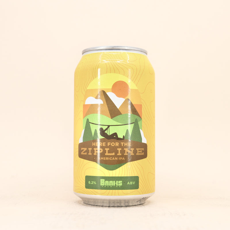 Banks Here For The Zipline American IPA Can 355ml