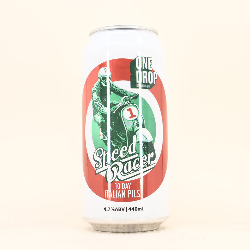 One Drop Speed Racer One Drop Speed Racer Italian Pilsner Can 440ml – Beermash