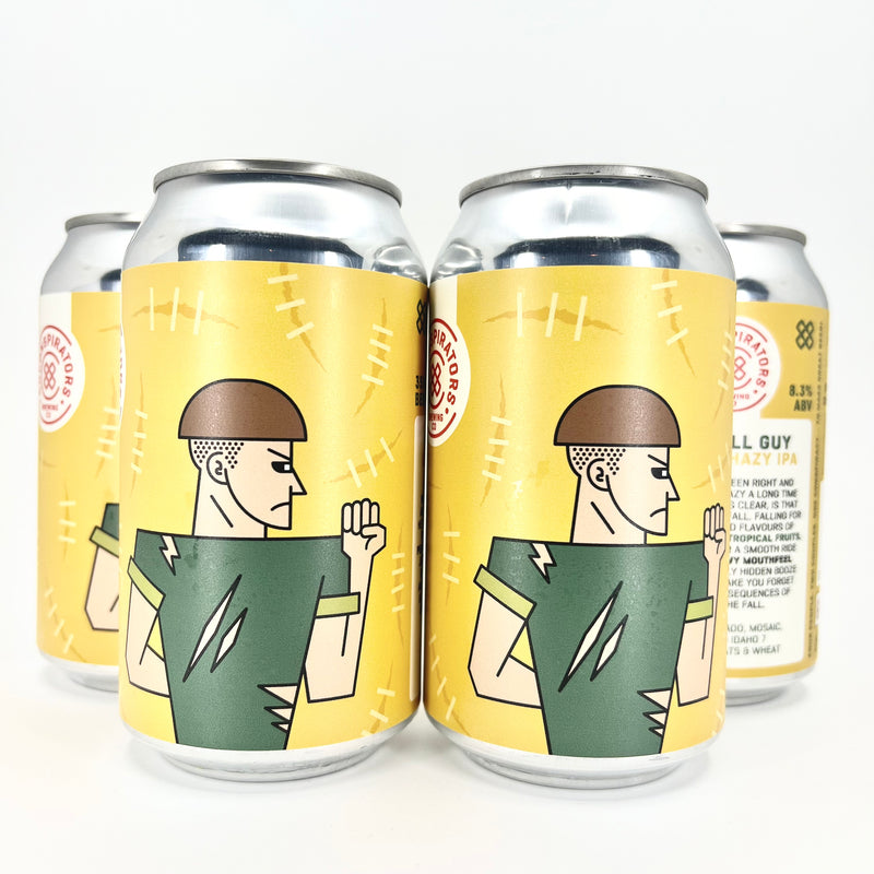 CoConspirators The Fall Guy Hazy IIPA Can 355ml 4 Pack