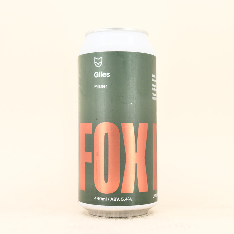 Fox Friday Giles Pilsner Can 440ml