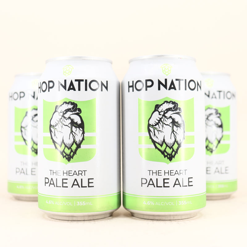 Hop Nation The Heart Pale Can 355ml 4 Pack