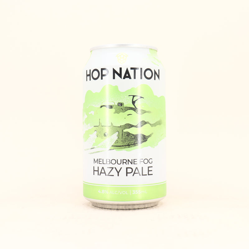 Hop Nation Melbourne Fog Hazy Pale Can 355ml