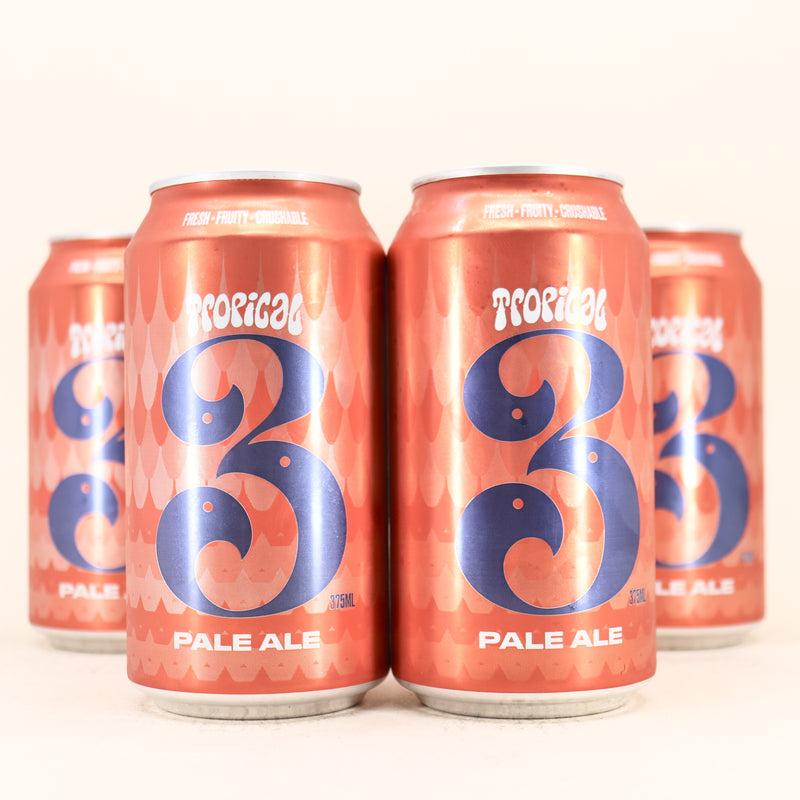 3 Ravens Tropical Pale Can 375ml 4 Pack