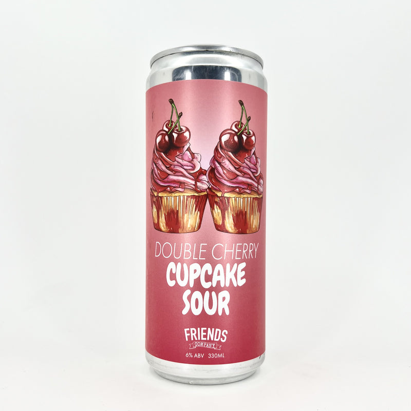 Friends Double Cherry Cupcake Sour Can 330ml