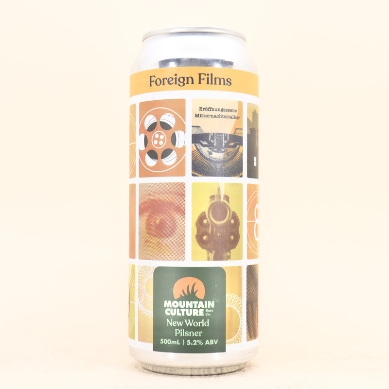 Mountain Culture Foreign Films New World Pilsner Can 500ml