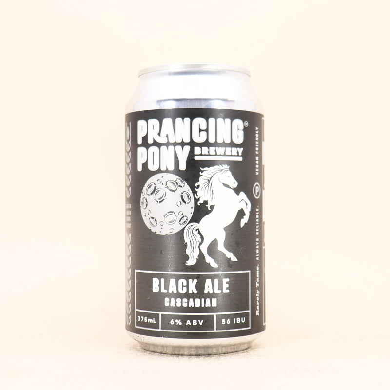 Prancing Pony Black Cascadian Ale Can 375ml