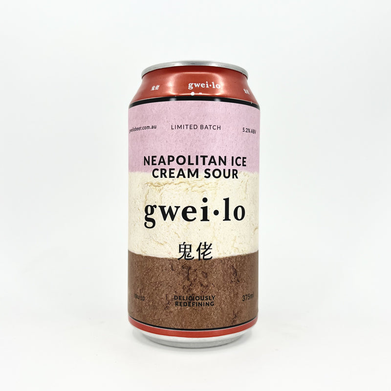 Gweilo Neapolitan Ice Cream Sour Can 375ml