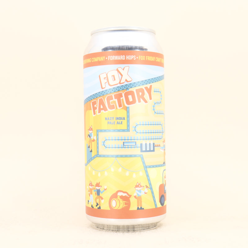 Weld Werks x Fox Friday Fox Factory Hazy IPA Can 473ml