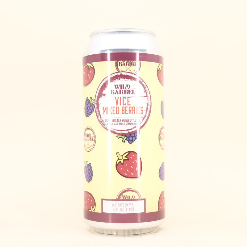 Wild Barrel Vice Mixed Berries Berliner Weisse Can 473ml