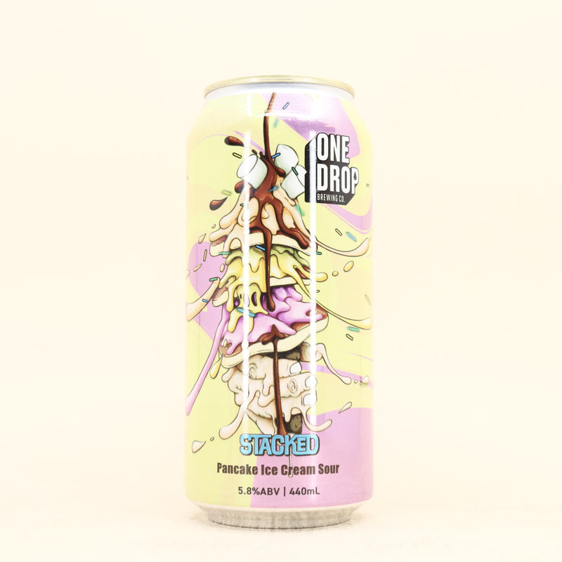 One Drop Stacked Pancake Ice Cream Sour Can 440ml