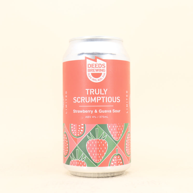 Deeds Truly Scrumptious Strawberry & Guava Sour Can 375ml