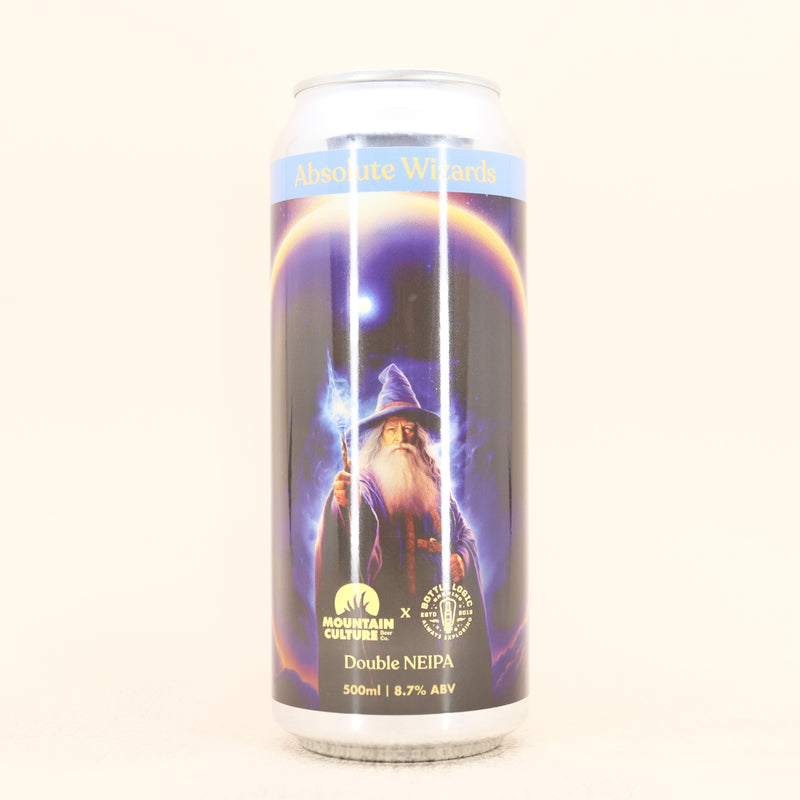 Mountain Culture x Bottle Logic Absolute Wizards Double NEIPA Can 500ml