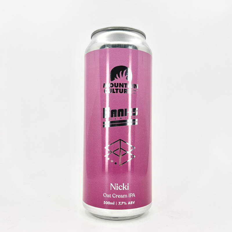 Mountain Culture x Banks x Range Nicki Oat Cream IPA Can 500ml