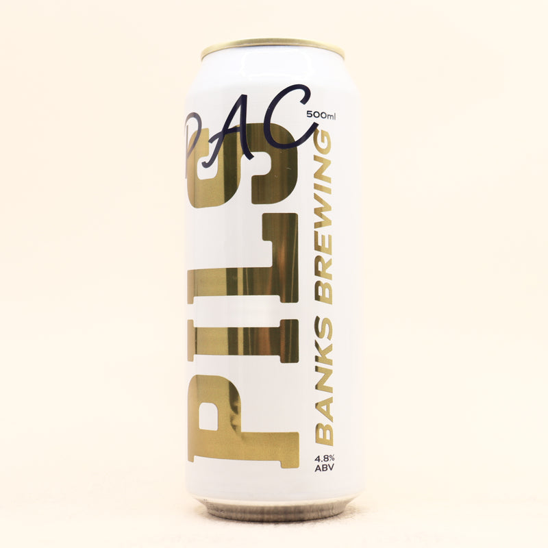 Banks PAC West Coast Pilsner Can 500ml