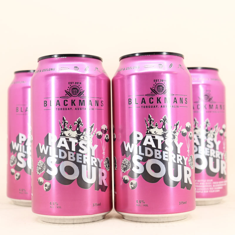 Blackman’s Patsy Wildberry Sour Can 375ml 4 Pack