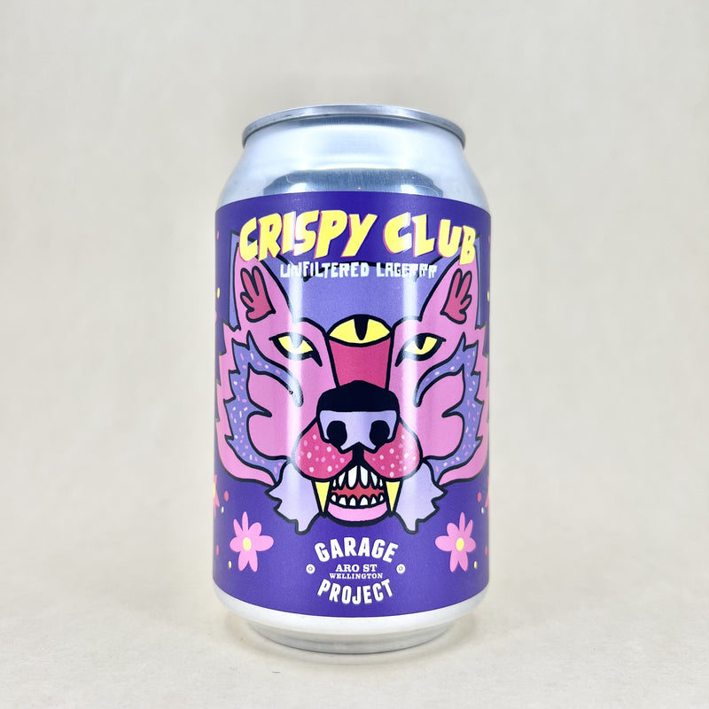 Garage Project Crispy Club Unfiltered Lager Can 330ml