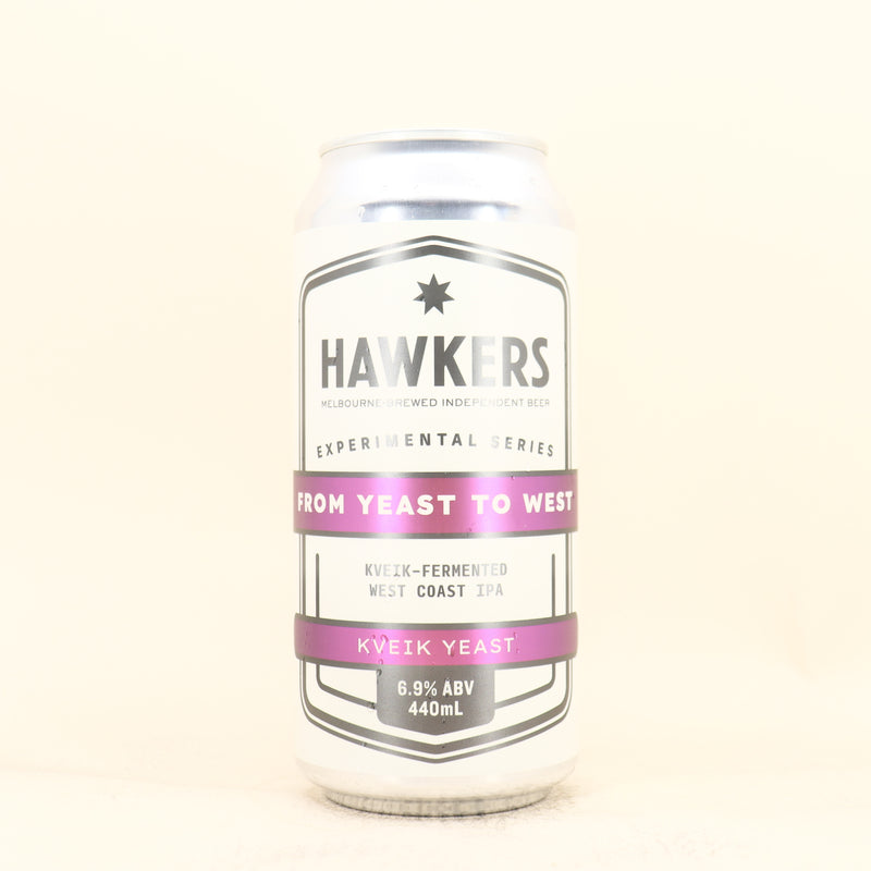 Hawkers From Yeast To West Kviek West Coast IPA Can 440ml