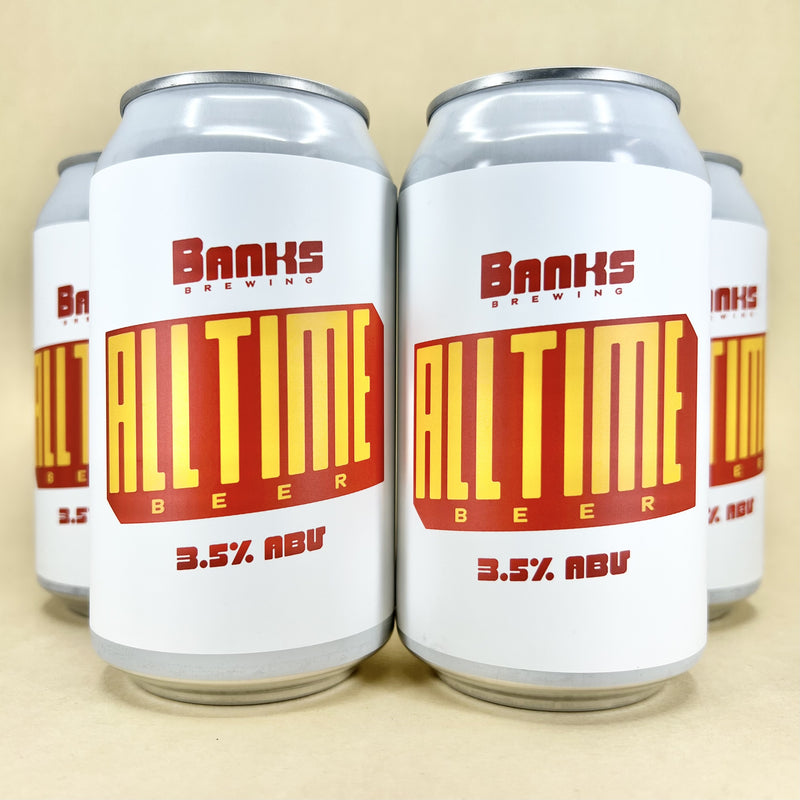 Banks All Time Ale Can 355ml 4 pack