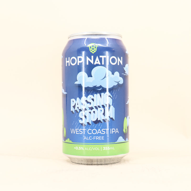 Hop Nation Passing Storm Alcohol-Free West Coast IPA Can 355ml