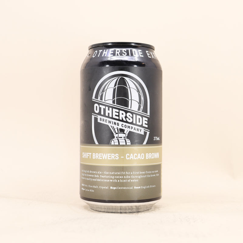 Otherside Shift Brewers Cacao Brown Ale Can 375ml