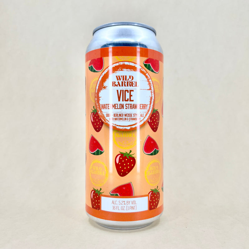 Wild Barrel Vice Watermelon & Strawberry Sour Can 473ml