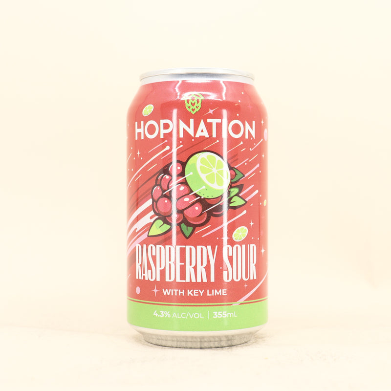 Hop Nation Raspberry & Lime Sour Can 355ml