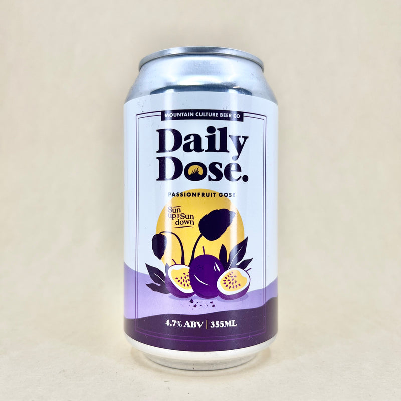 Mountain Culture Daily Dose Passionfruit Gose Can 355ml