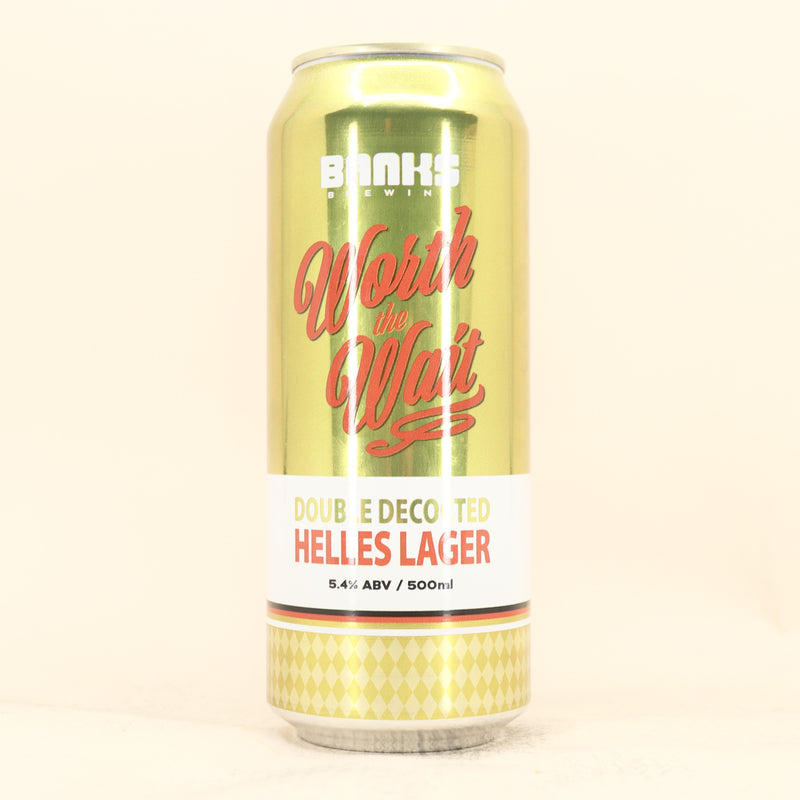 Banks Worth The Wait Helles Can 500ml