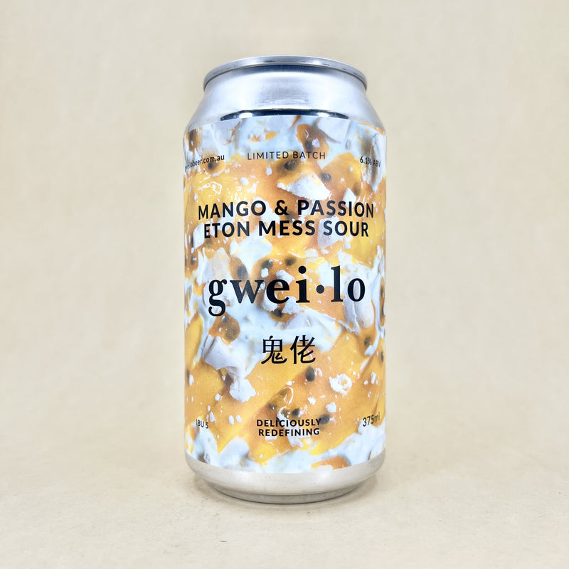 Gweilo Mango & Passion Eton Mess Sour Can 375ml