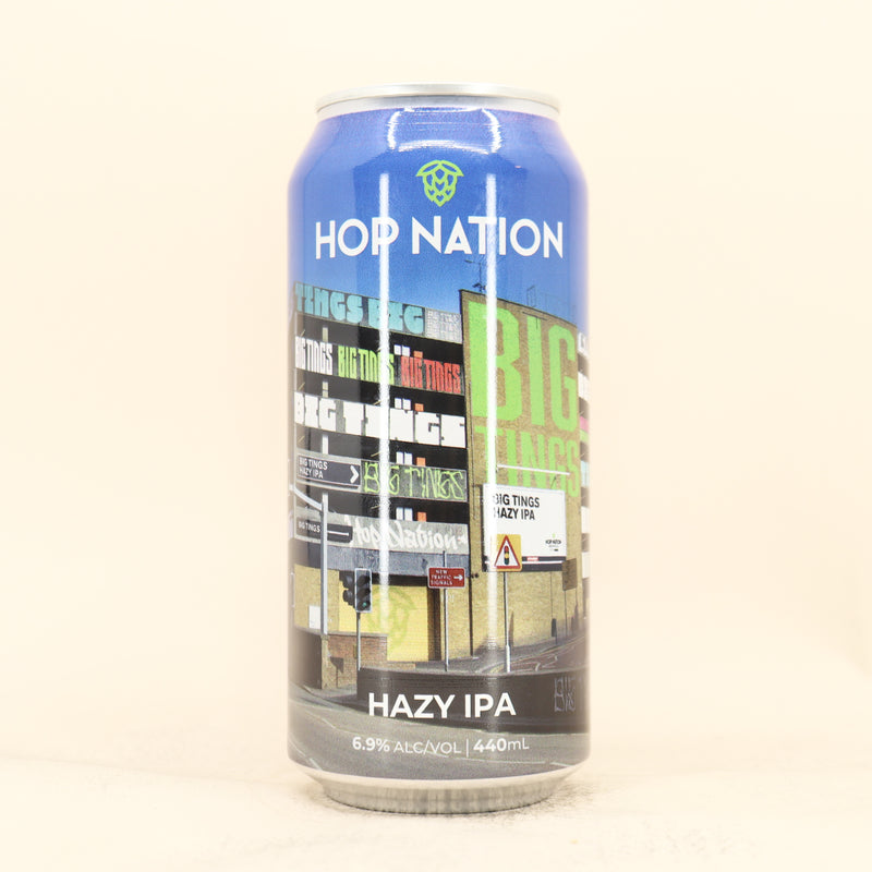 Hop Nation Big Tings Hazy IPA Can 440ml