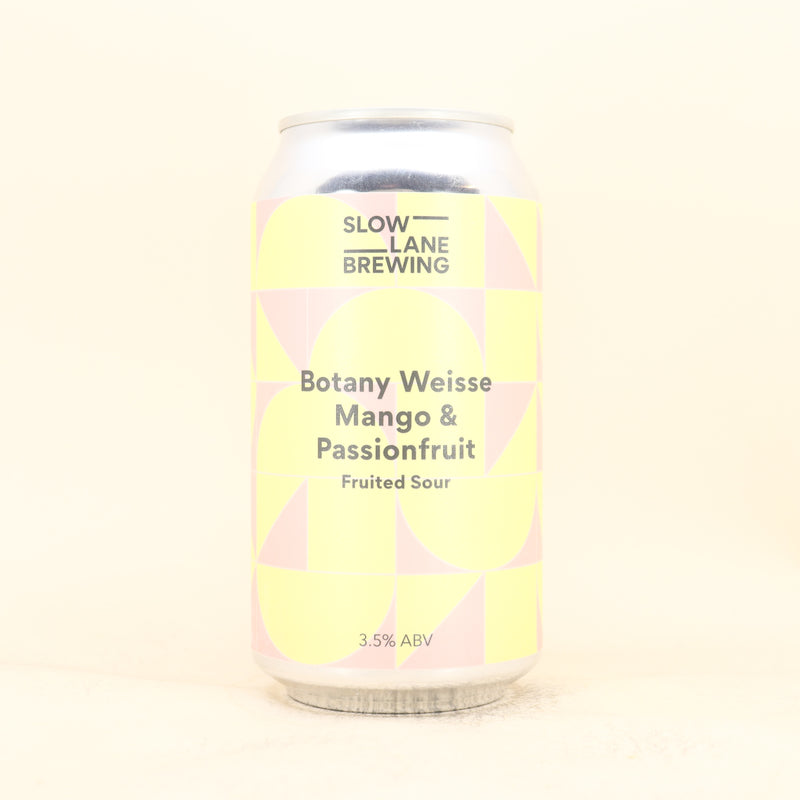 Slow Lane Botany Weisse Mango & Passionfruit Sour Can 375ml