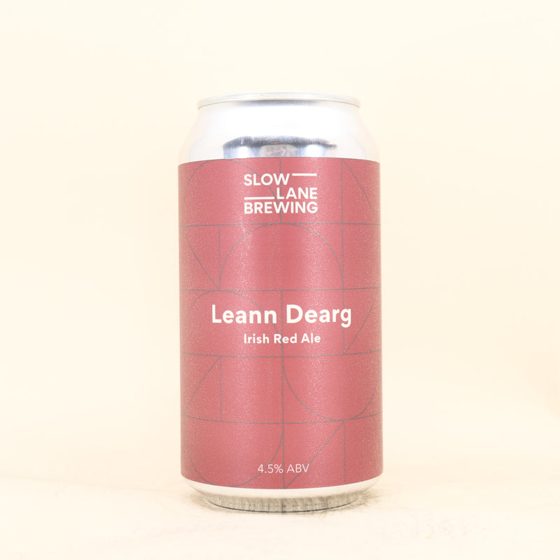 Slow Lane Leann Dearg Irish Red Ale Can 375ml