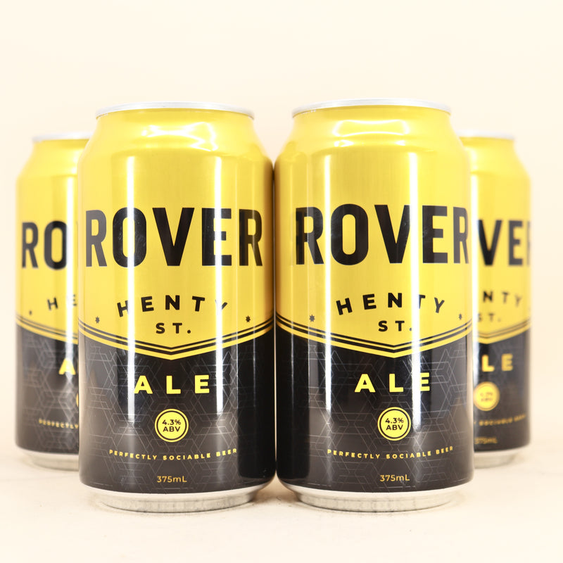 Hawkers Rover Henty St Ale Can 375ml 4 Pack