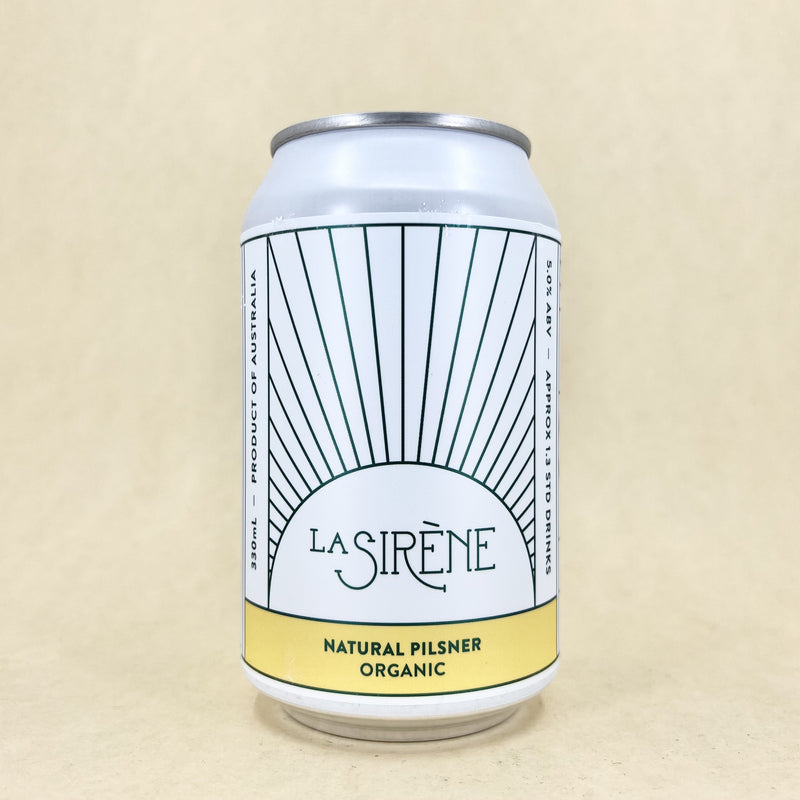 La Sirene Organic Pilsner Can 330ml