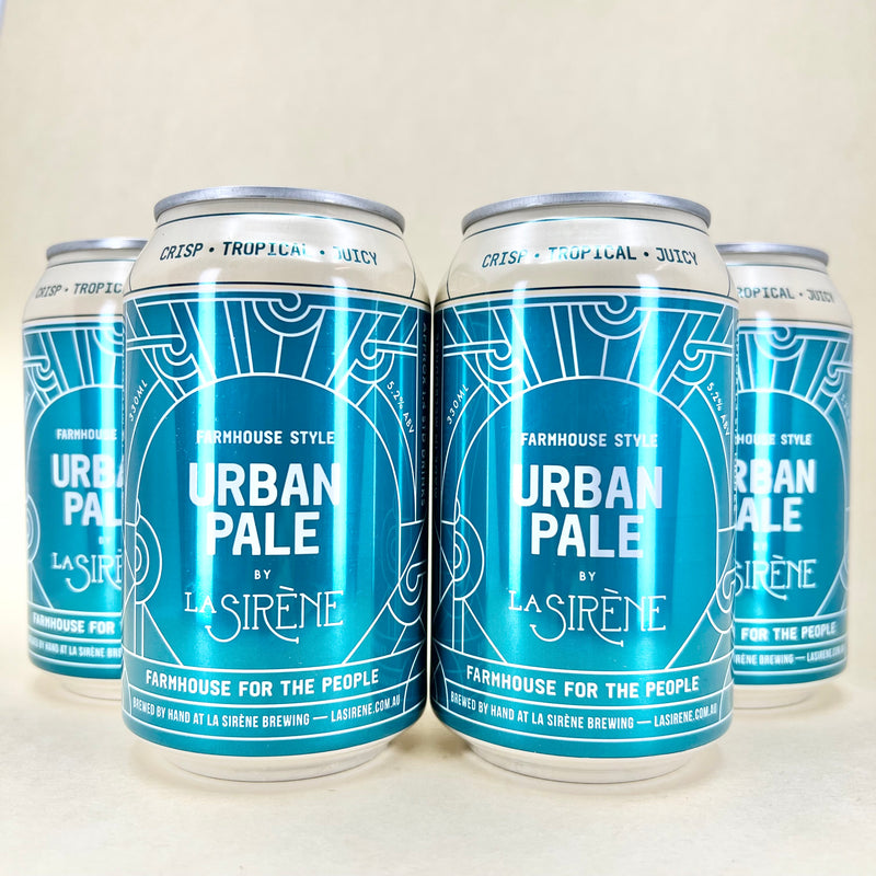 La Sirene Urban Pale Ale Can 330ml 4 Pack