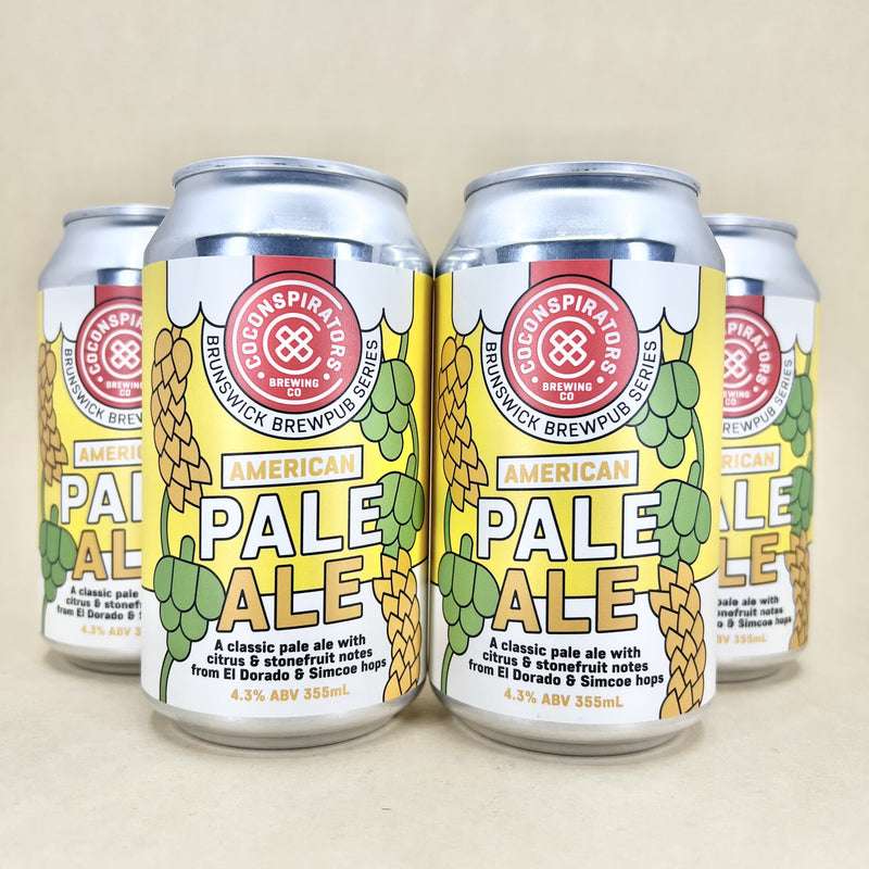 CoConspirators American Pale Ale Can 355ml 4 Pack