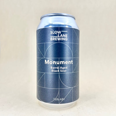 Slow Lane Monument Barrel-Aged Black Sour Can 375ml