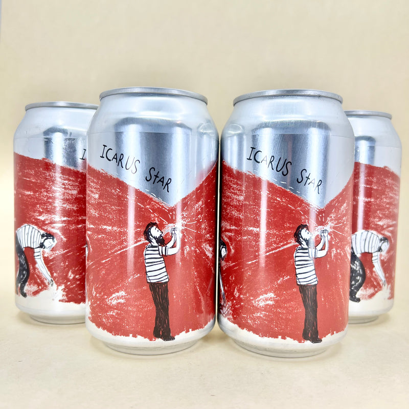 Sailors Grave Icarus Star Red IPA Can 355ml 4 Pack