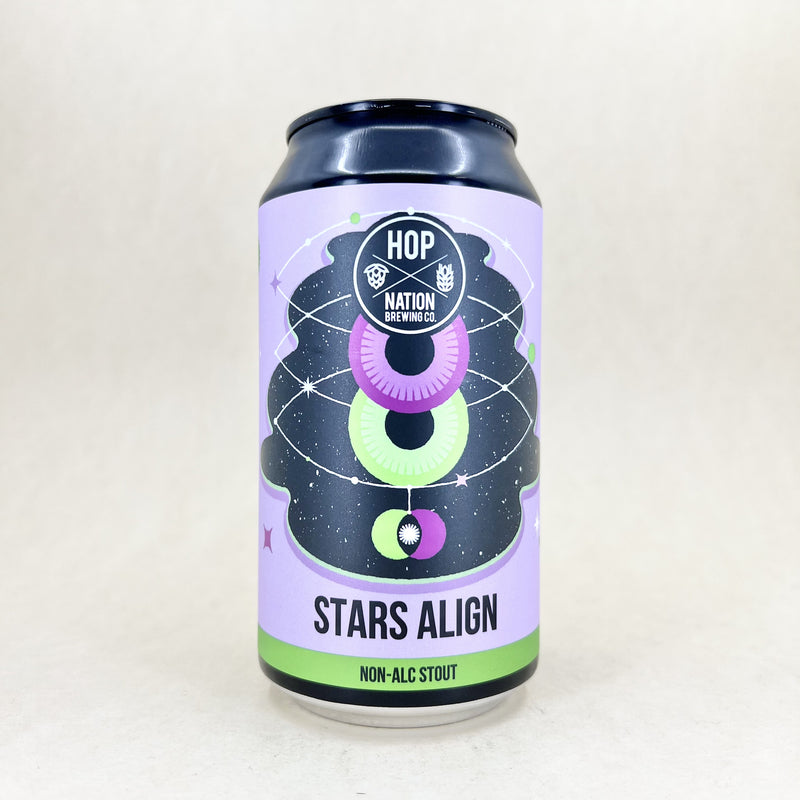 Hop Nation Stars Align Non-Alcoholic Stout Can 375ml