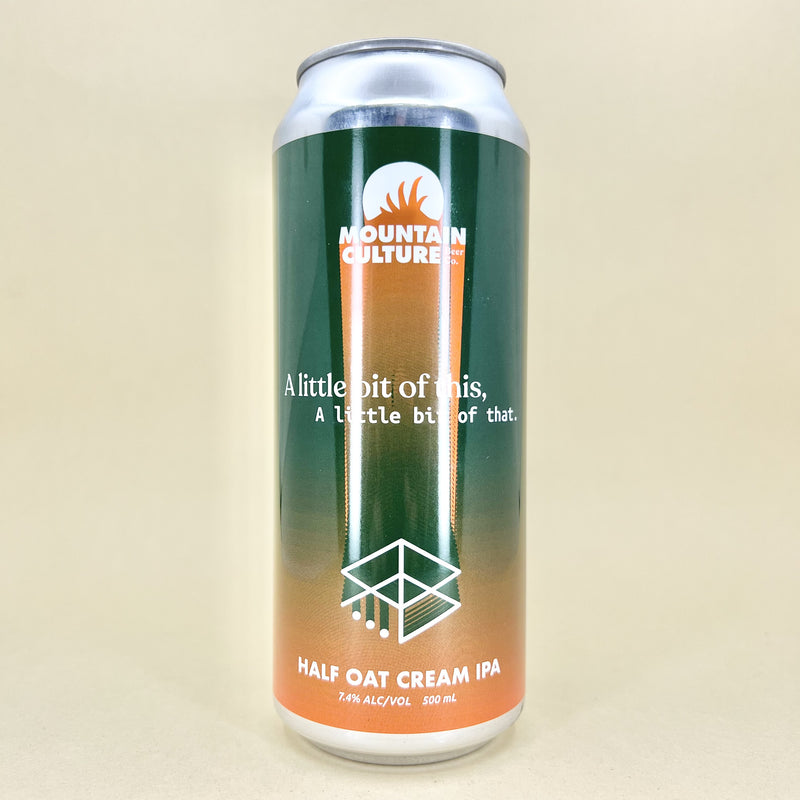 Mountain Culture x Range A Little Bit Of This Oat Cream IPA Can 500ml