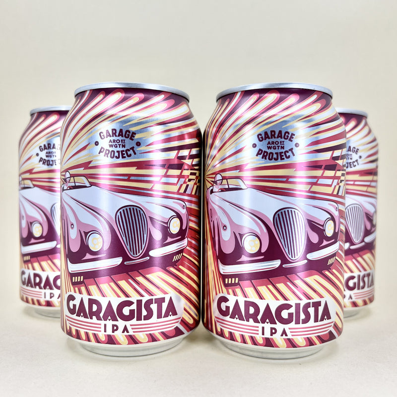 Garage Project Garagista IPA Can 330ml 4 Pack