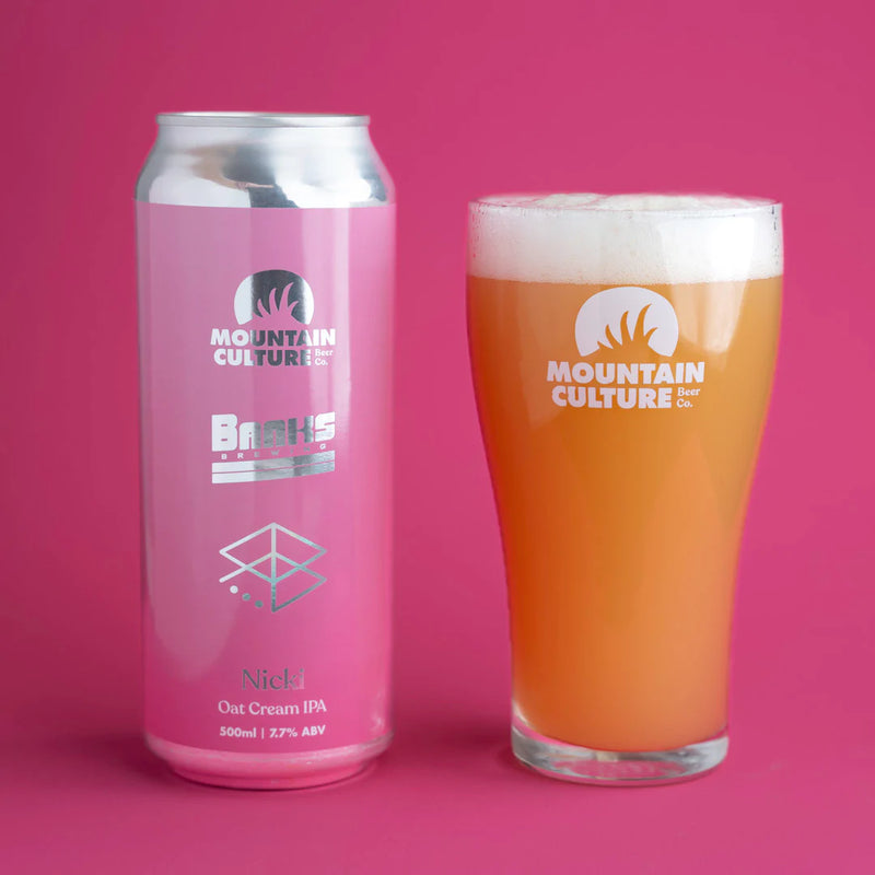 Mountain Culture x Banks x Range Nicki Oat Cream IPA Can 500ml