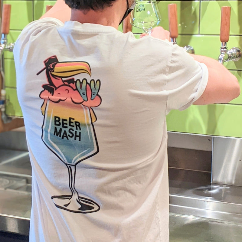 Beermash Toucan Tee White Small